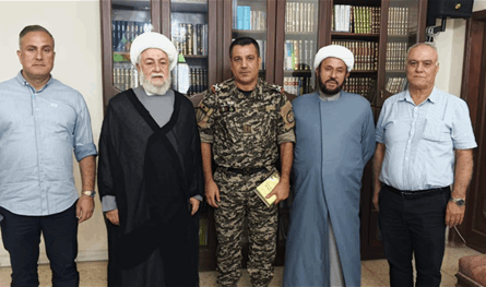 الشيخ عسيران يلتقي مدير أمن الدولة الجديد