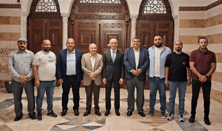 وفد عمالي شمالي عرض مع الحجار مطالب البلديات والقطاعات الخدمية