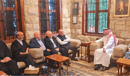 بخاري يزور فارس سعيد: المملكة متمسكة بدعم استقرار لبنان