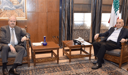 بري عرض مع وفد من القاع حاجات البلدة واستقبل جابر