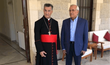 سليمان زار بكركي: حان الوقت للعودة إلى التزام ما أطلقه الراعي بشأن الحياد