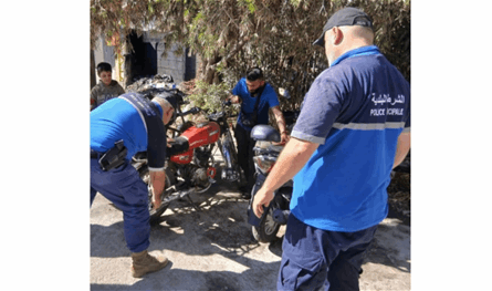 منعا للإزعاج.. بلدية المنية صادرت هذه القطع من محلات الإشبمونات