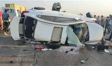 تهشمت سيارتها بالكامل.. فنانة شهيرة تتعرّض لحادث مروع (صورة)