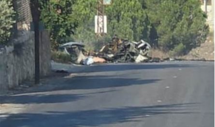 بالفيديو... إستهداف سيارة في بلدة خربة سلم