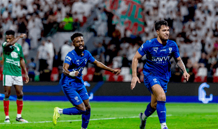 الهلال يمطر شباك الاتفاق بخماسية تاريخية