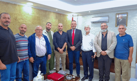 مخاتير صيدا يزورون قيادات الأمن في الجنوب