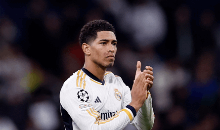&quot;الرجل الطائر&quot; في مدريد.. صورة بيلينغهام تُشعل إنستغرام