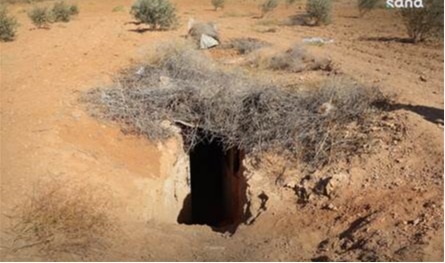 في منطقة غير مأهولة.. العثور على سجن تحت الأرض استخدمه نظام الأسد في ريف حمص (صور)