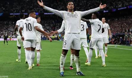 بلينغهام يقود ريال مدريد لفوز صعب على يوفنتوس