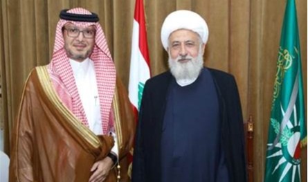 الخطيب استقبل بخاري والحجار.. وبحث في التطورات اللبنانية