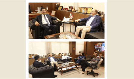 مرقص يستقبل وفد &quot;فرانس ميديا موند&quot; ويعلن مبادرات جديدة مع إذاعة وتلفزيون لبنان