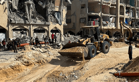 فريق مصري يدخل غزة لاستخراج جثامين إسرائيليين
