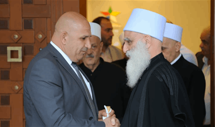 خريش يجول في الجرد الأعلى ويلتقي شيخ العقل