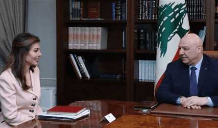 اورتاغوس تلتقي عون غدا و&quot;رسالة حاسمة&quot;مع مدير المخابرات المصرية إلى بيروت
