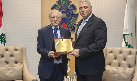 اللواء شقير يستقبل عبد الهادي محفوظ ويؤكدان أهمية التنسيق الإعلامي والأمني