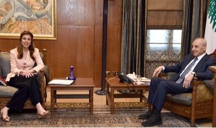 ماذا بحث بري مع أورتاغوس في عين التينة؟