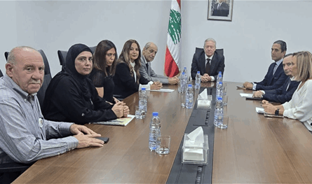 رجّي استقبل وفدًا من أهالي ضحايا &quot;انفجار المرفأ&quot;