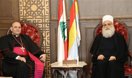 شيخ العقل يجدد ترحيبه بزيارة البابا لاوون الرابع عشر