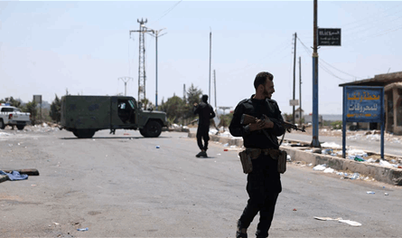 استهداف حاجز تابع للأمن الداخلي بريف السويداء