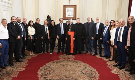 البطريرك الراعي يستقبل وفدًا من زوق مصبح ويشيد بروح الوحدة والتعاون