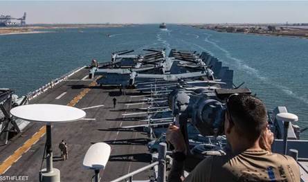 حضور بحري أميركي بالتنسيق مع الجيش