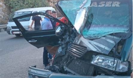 على طريق الجية ـ السعديات حادث يوقع قتيلاً و5 جرحى