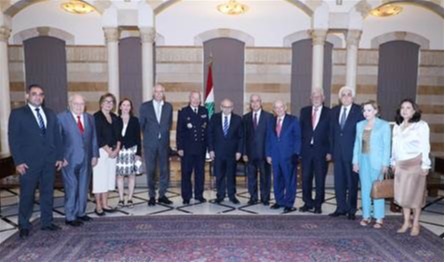 سلام التقى رئيس جمعية &quot;جوقة الشرف&quot; ووفدًا من دار الفتوى في راشيا