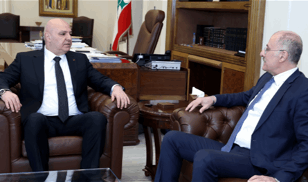 عون ناقش وعبدالله البطاقة الصحية واستقبل خضر