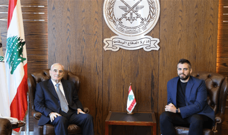 منسى عرض مع النائب المرّ الاوضاع وشؤونا انمائية