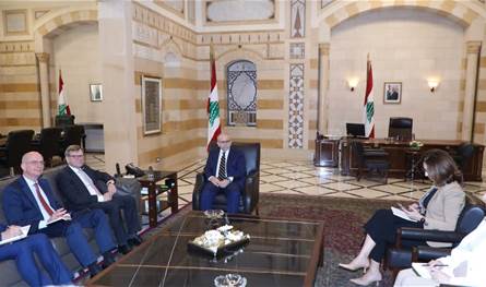 سلام استقبل وزير خارجية ألمانيا: الحكومة أنجزت رزمة من الإصلاحات