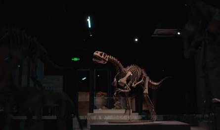 يستطيع المشي والتنفس.. روبوت ديناصور بريش حقيقي! (فيديو)