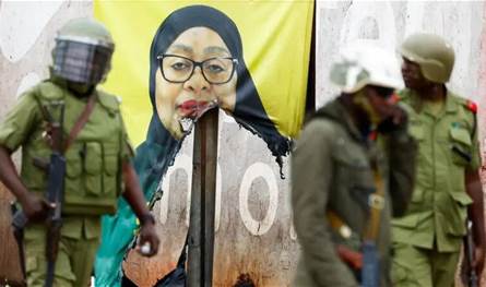 حازت على 98% من الاصوات.. رئيسة تنزانيا تفوز بانتخابات الرئاسة