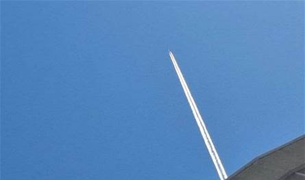 بالصورة: تحليق للطيران الحربي الاسرائيلي فوق طرابلس