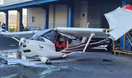 تحطم طائرة في إيران بعد إصطدامها بأحد المباني