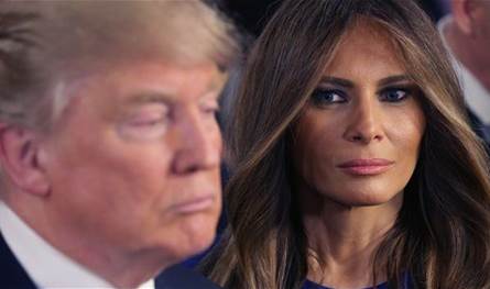 امام عدسات الكاميرا... إليكم ما فعلته ميلانيا بزوجها دونالد ترامب (فيديو)