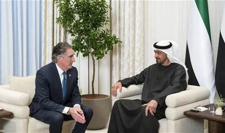 رئيس دولة الإمارات يستقبل رئيس المجلس الأميركي للطاقة