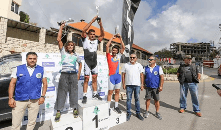 الحاج وعطوي والزين ومزاكيان أبطال كأس لبنان لدراجات الطريق