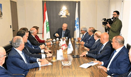 هذا ما بحثه جابر مع جمعية المصارف ومجلس إدارة كازينو لبنان