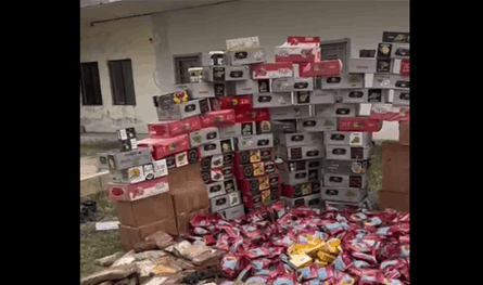 بالفيديو.. &quot;الجمارك&quot; تضبط كمية من &quot;المعسل المهرب&quot;