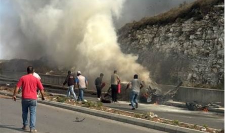 بالفيديو... إستهداف سيارة في كفردجال