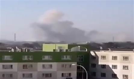 بالفيديو... إنفجار في مقرّ للحشد الشعبيّ في العراق