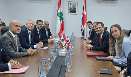 رجّي أمام وفد بريطاني: لا حلّ إلا بالديبلوماسية وتحييد لبنان عن سياسة المحاور
