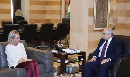 سلام استقبل  المنسقة الخاصة للأمم المتحدة ووزير المالية والمدير التنفيذي للبنك الدولي