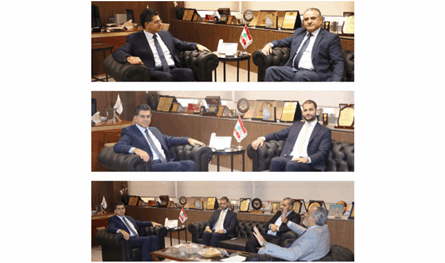 مرقص استقبل الحسن ووفدًا ليبيًا في إطار تعزيز التعاون بين البلدين