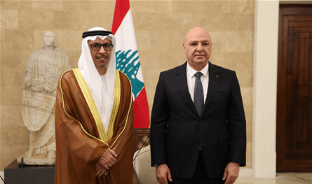رئيس الجمهورية يتسلّم أوراق اعتماد سفراء جدد لدى لبنان