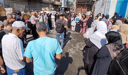 اعتصام في مخيم البرج الشمالي احتجاجاً على سياسات الأونروا التعليمية