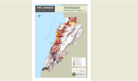 خبير بيئي يحذر: لبنان يواجه اليوم خطراً مرتفعاً جداً للحرائق