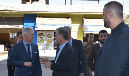 سفير بلجيكا زار قرى العرقوب وحاصبيا ومرجعيون لتفقد احتياجات السكان