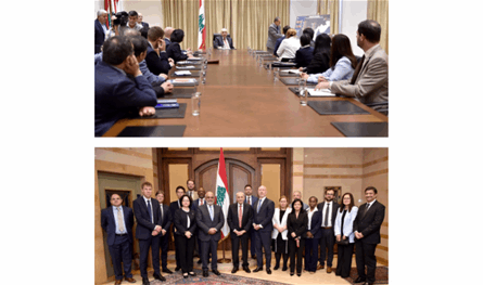 بري يستقبل وفداً موسعاً من مجلس إدارة البنك الدولي