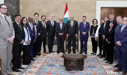 الرئيس عون: لبنان بدأ يشعر بوجود القضاء بشهادة العالم